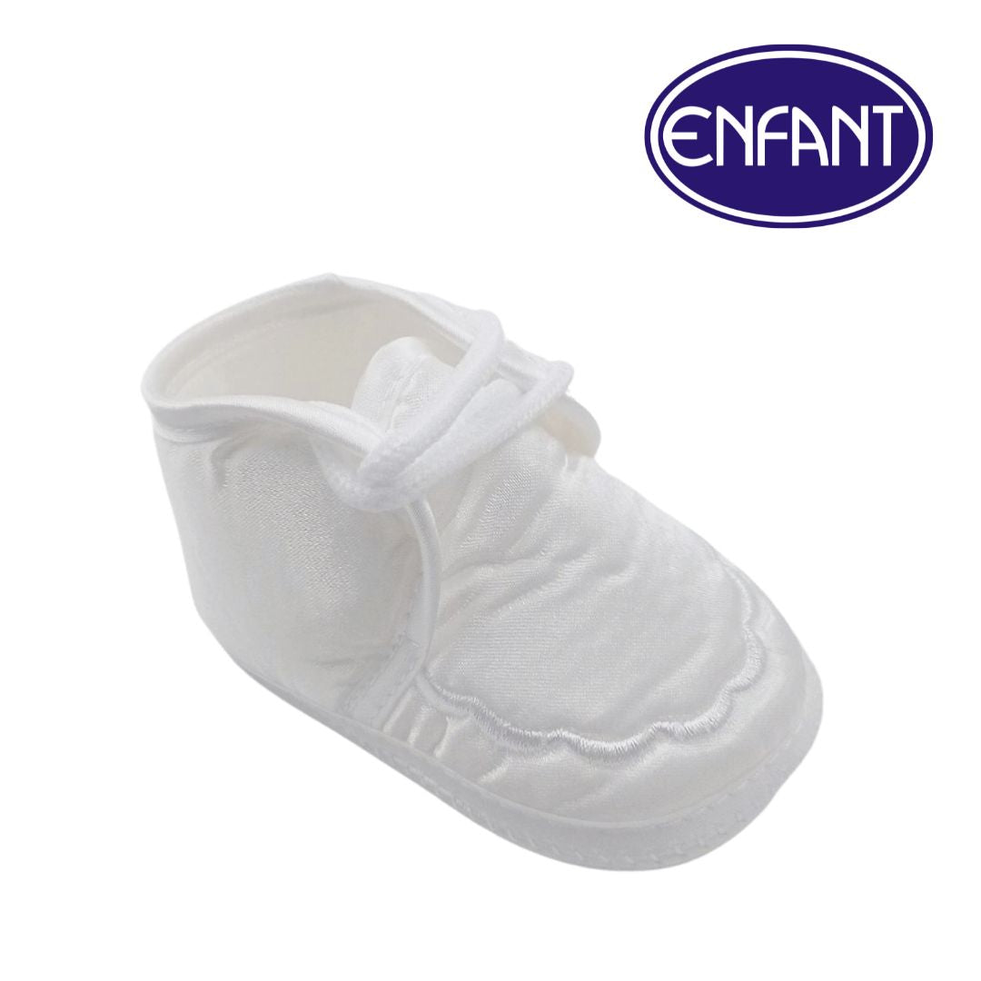 ENFANT BABY BAPTISMAL SHOES WITH SHOE LACE