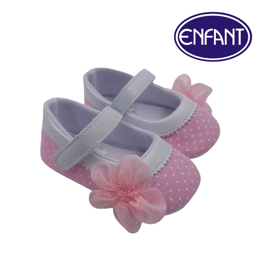 ENFANT BABY SANDALS WITH POLKA DOTS DESIGN