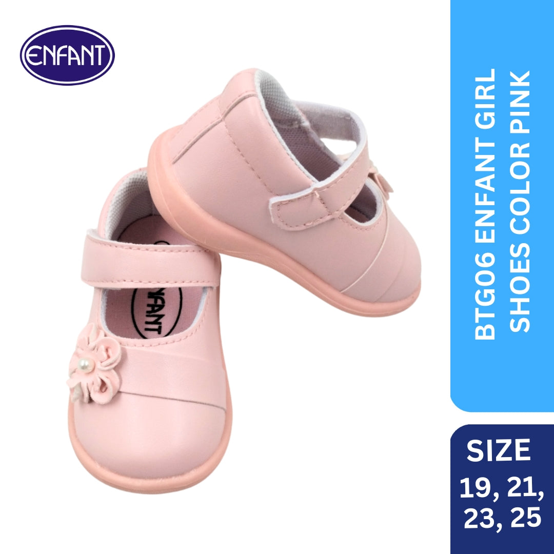 enfant baby girls sandals pink