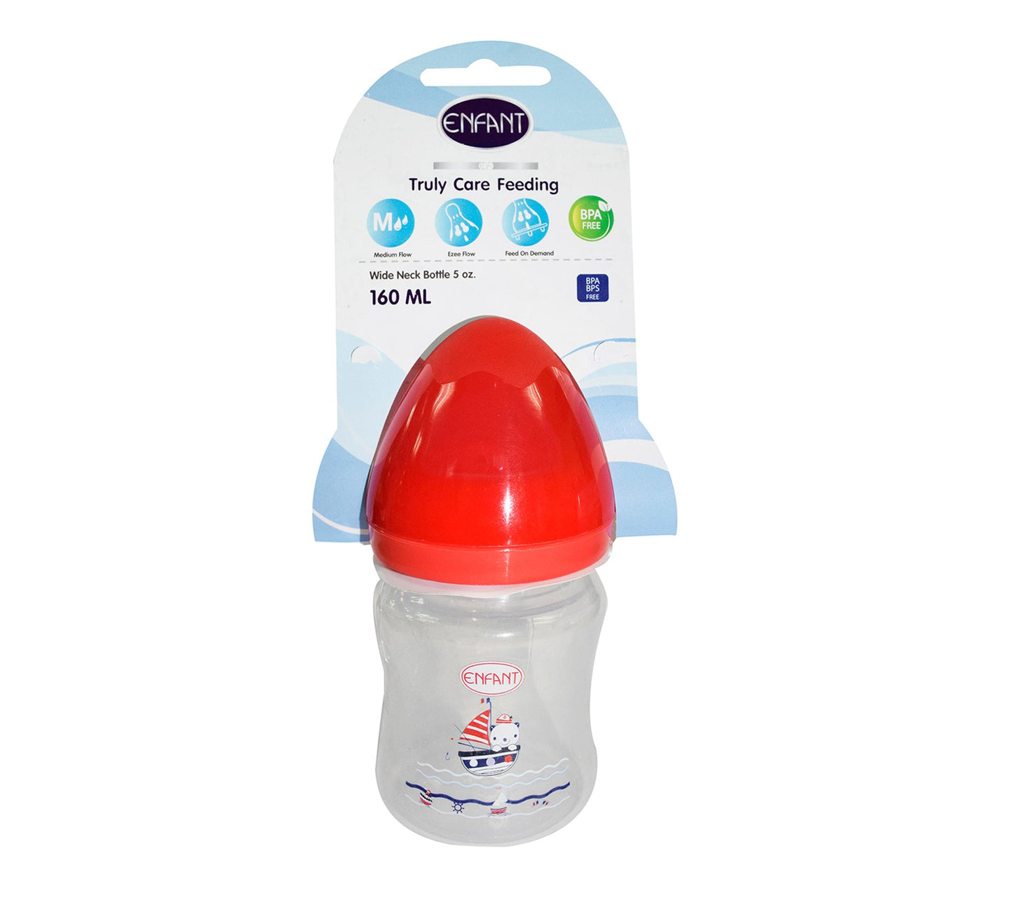 Enfant Baby PP Wide Neck Feeding Bottle 5 oz BPA FREE