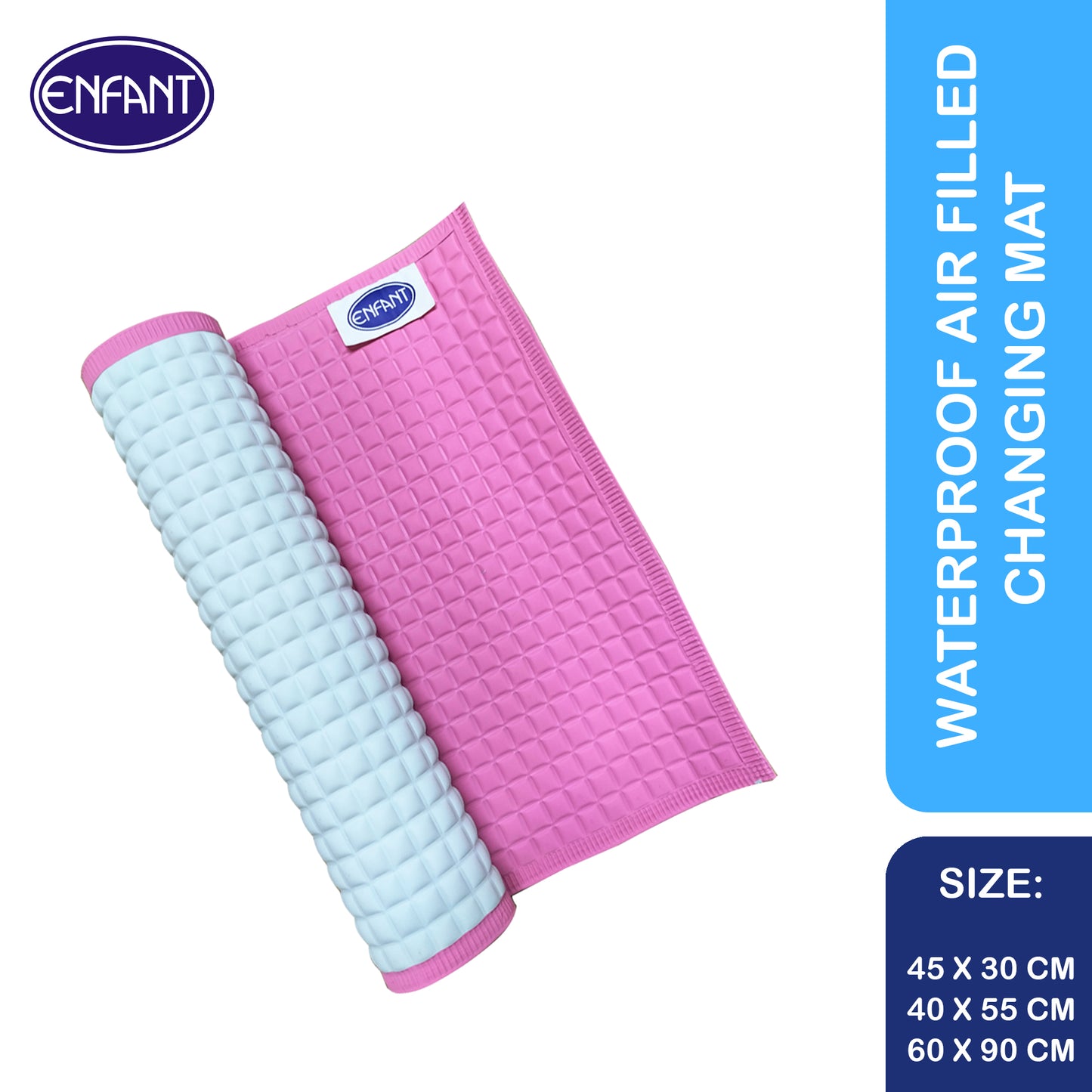 Enfant Baby Waterproof Air-Filled Rubber Changing Mat