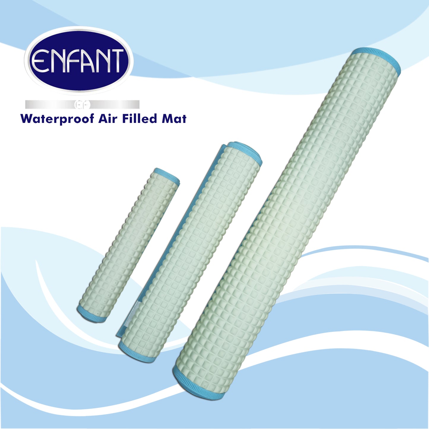 Enfant Baby Waterproof Air-Filled Rubber Changing Mat