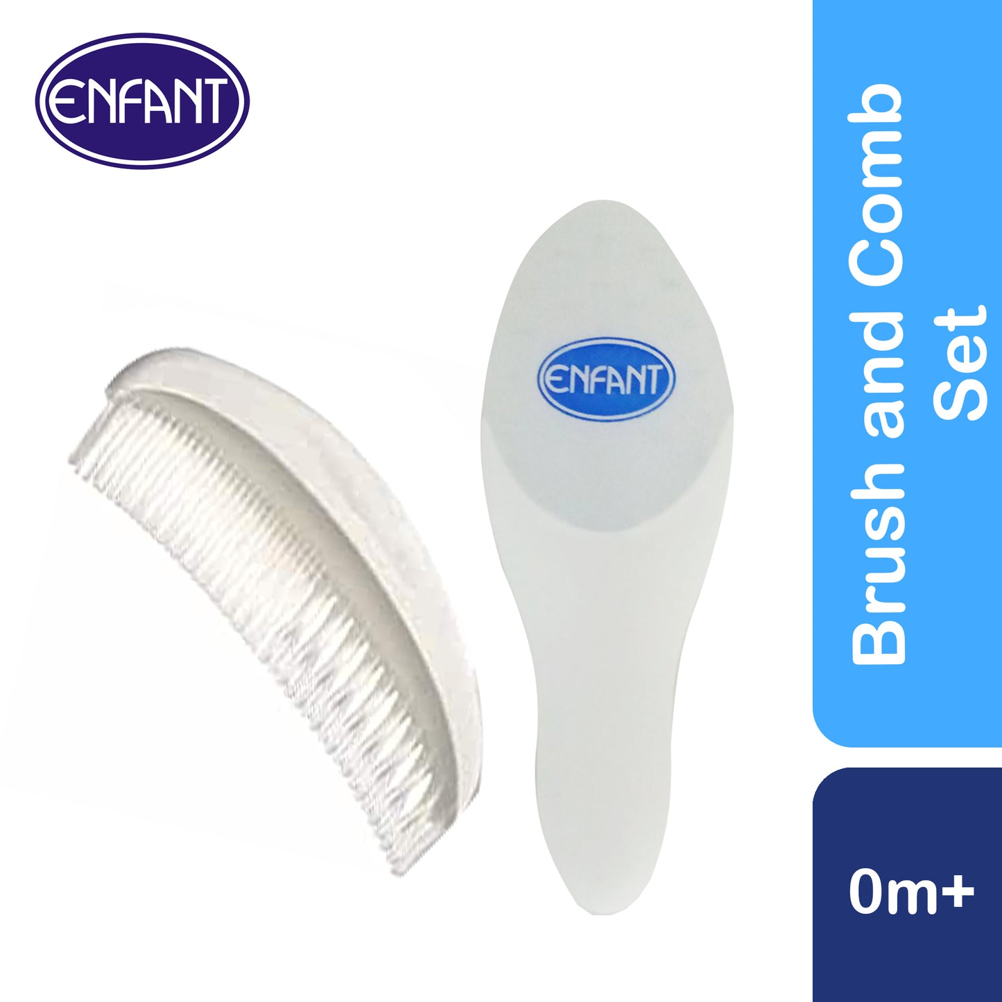 ENFANT NEWBORN BABY COMB AND BRUSH SET