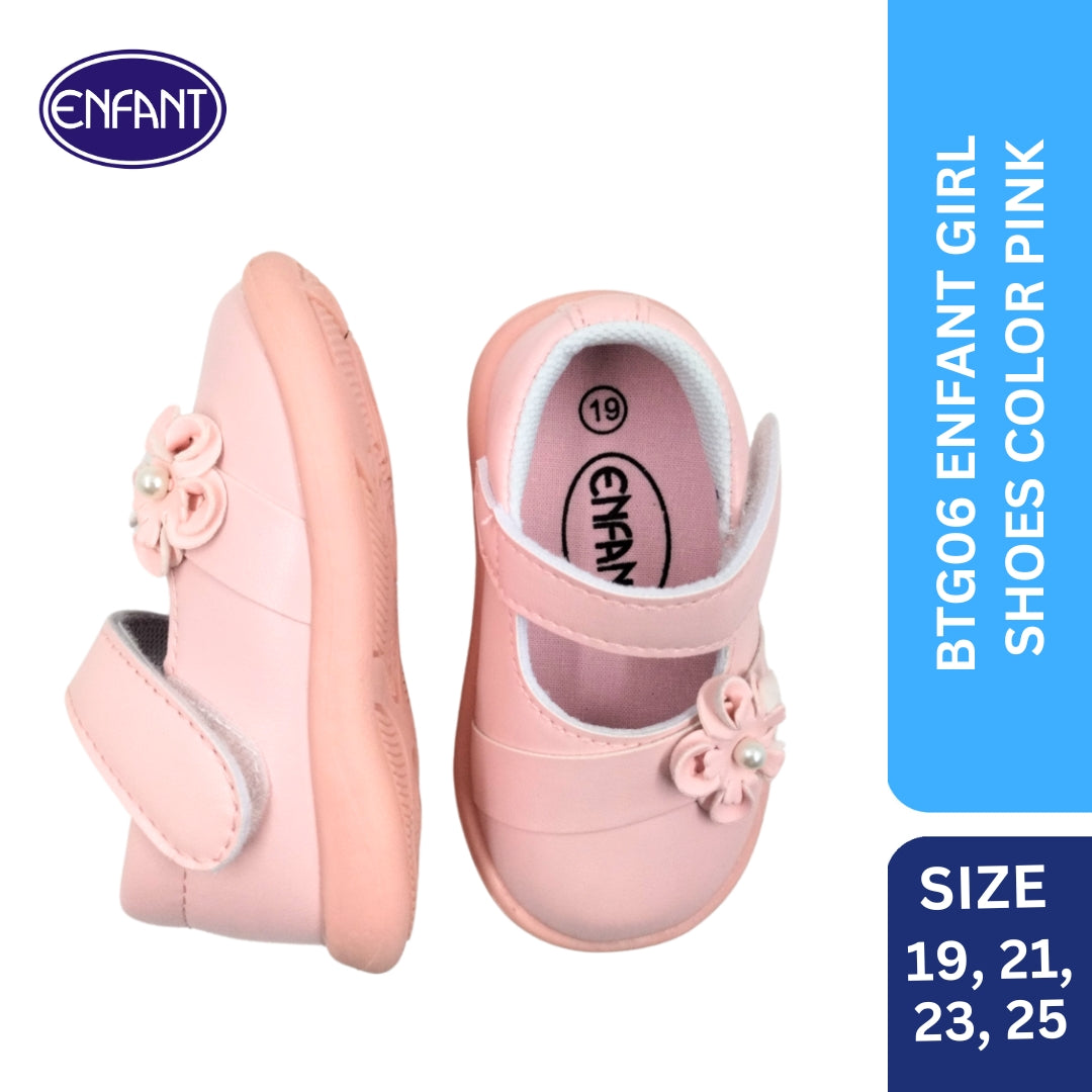 enfant baby girls sandals pink