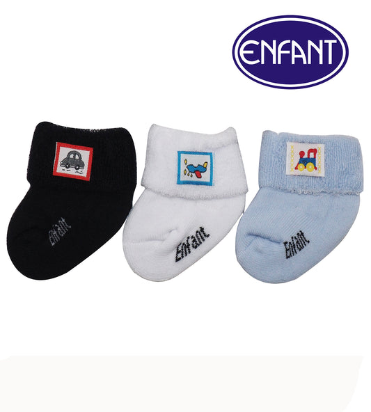 Enfant Newborn Plain Thick Terry Baby Socks UNISEX Different colors available