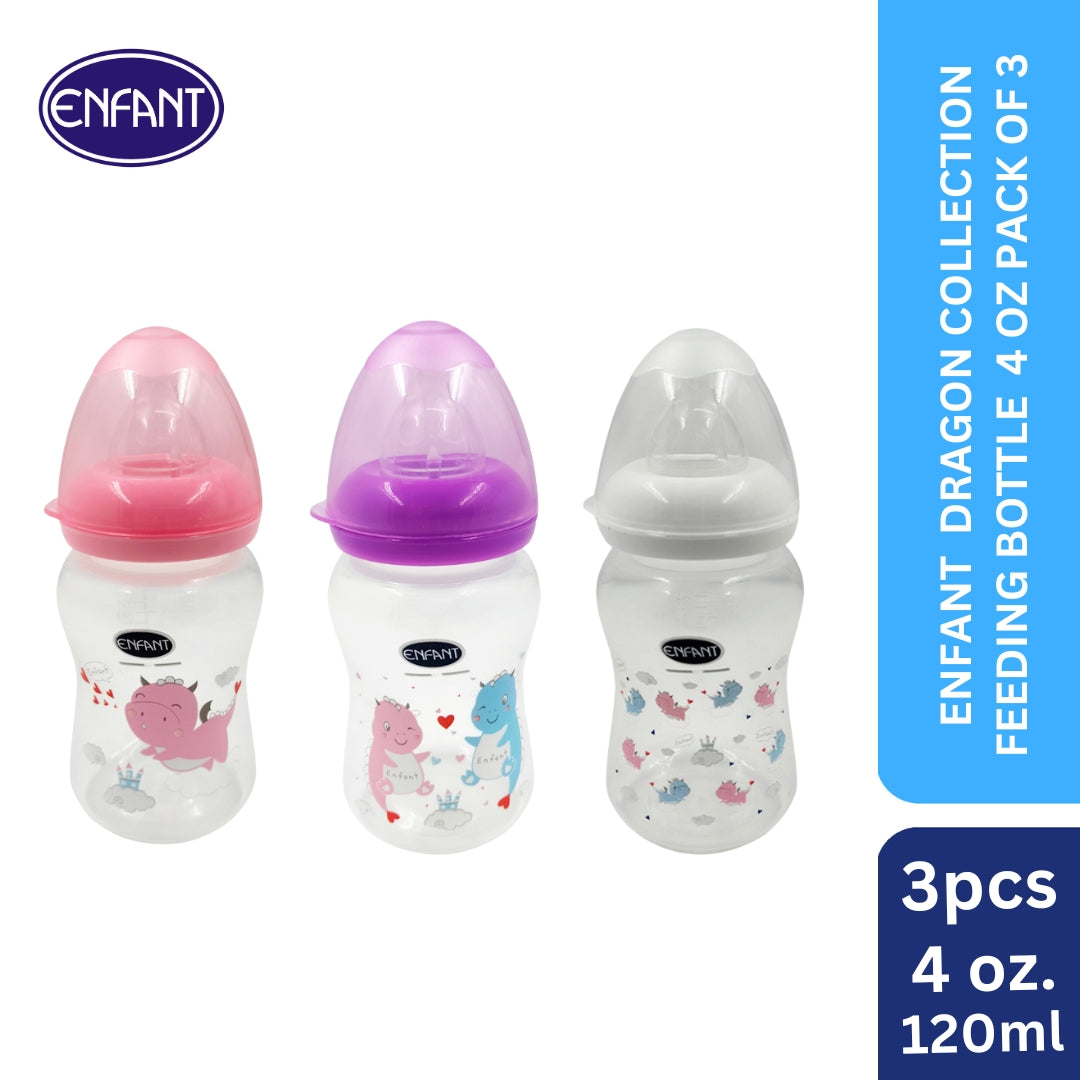 Enfant Dragon Collection Feeding Bottle set of 3 4OZ