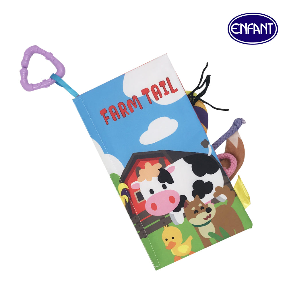 Enfant Soft Baby Cloth Books Ocean Tail/Forest Tail/ Farm Tail