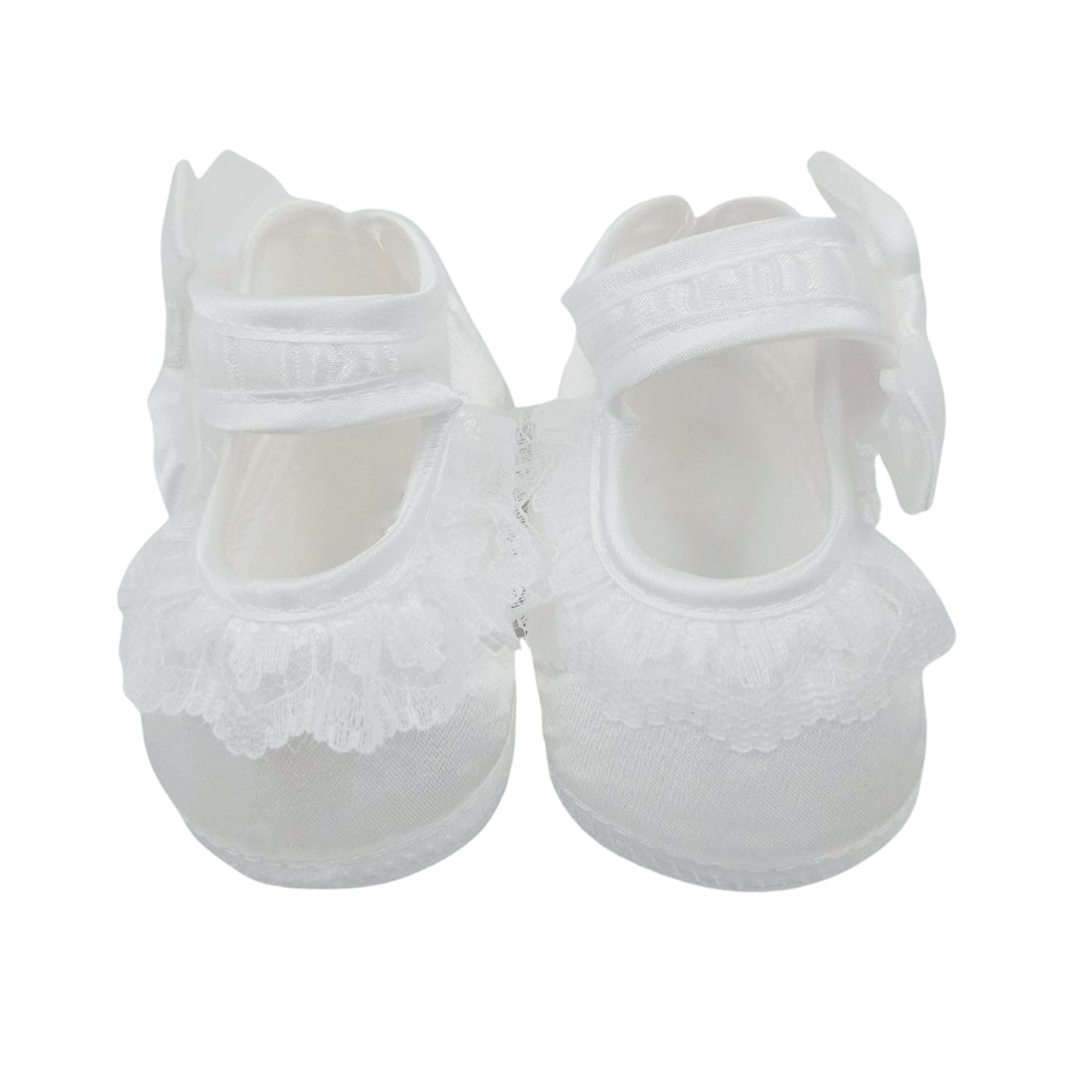 ENFANT BABY BAPTISMAL SHOES WITH VELCRO RIBBON