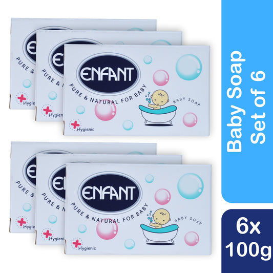 Enfant Baby Soap Bar 100g Pack of 6