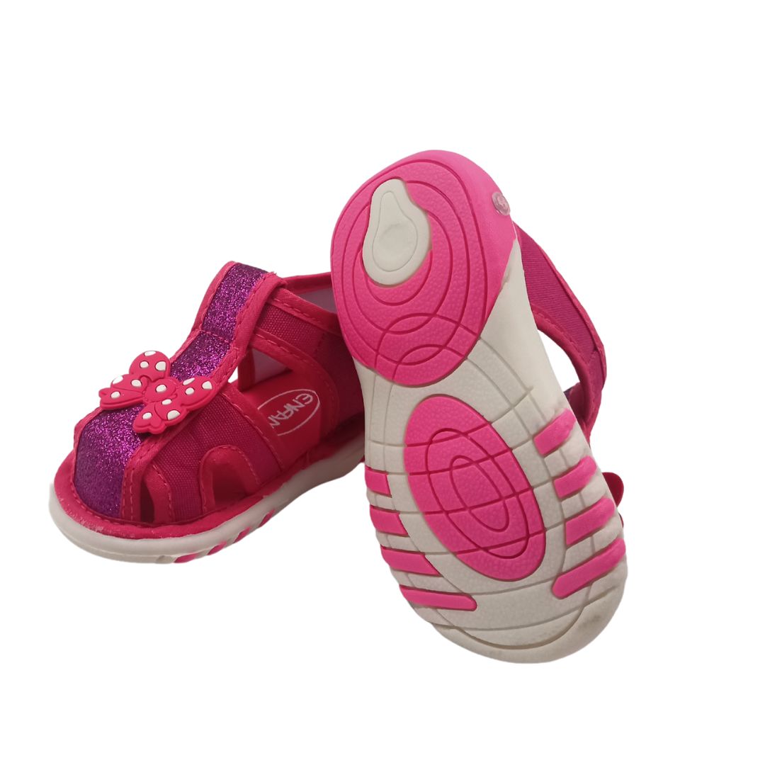 Enfant Shoes Kids Sandals Girls Fuchsia Sandals Children's Sneakers Soft Bottom Walking Sandals Non-slip Baby Toddler Outdoor Sandals