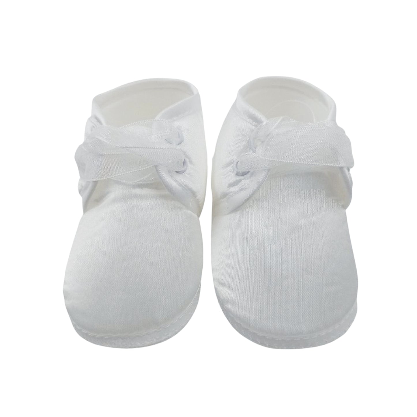 ENFANT BABY BAPTISMAL SHOES WITH RIBBON LACE