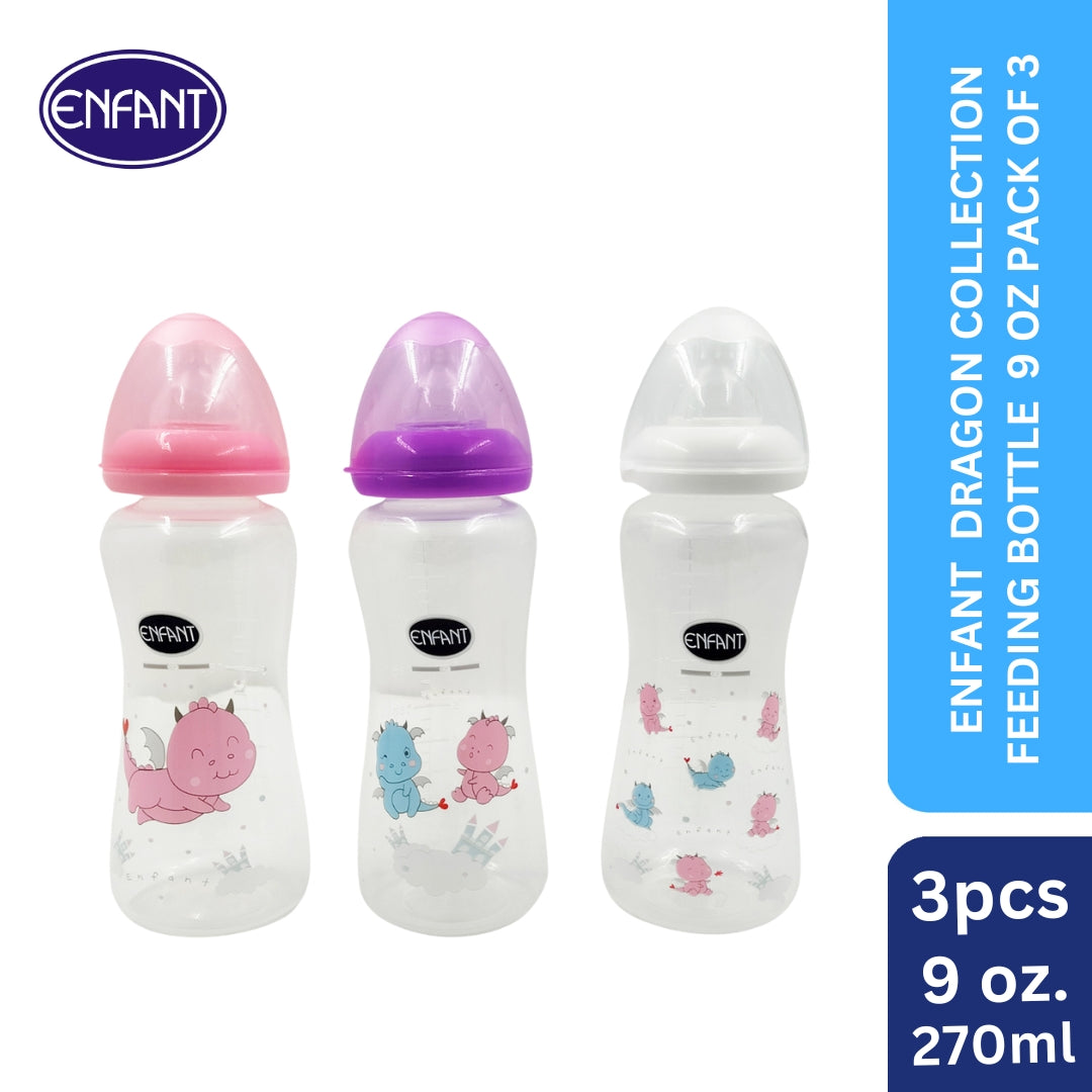 Enfant Dragon Collection Feeding Bottle set of 3 9oz(PI)