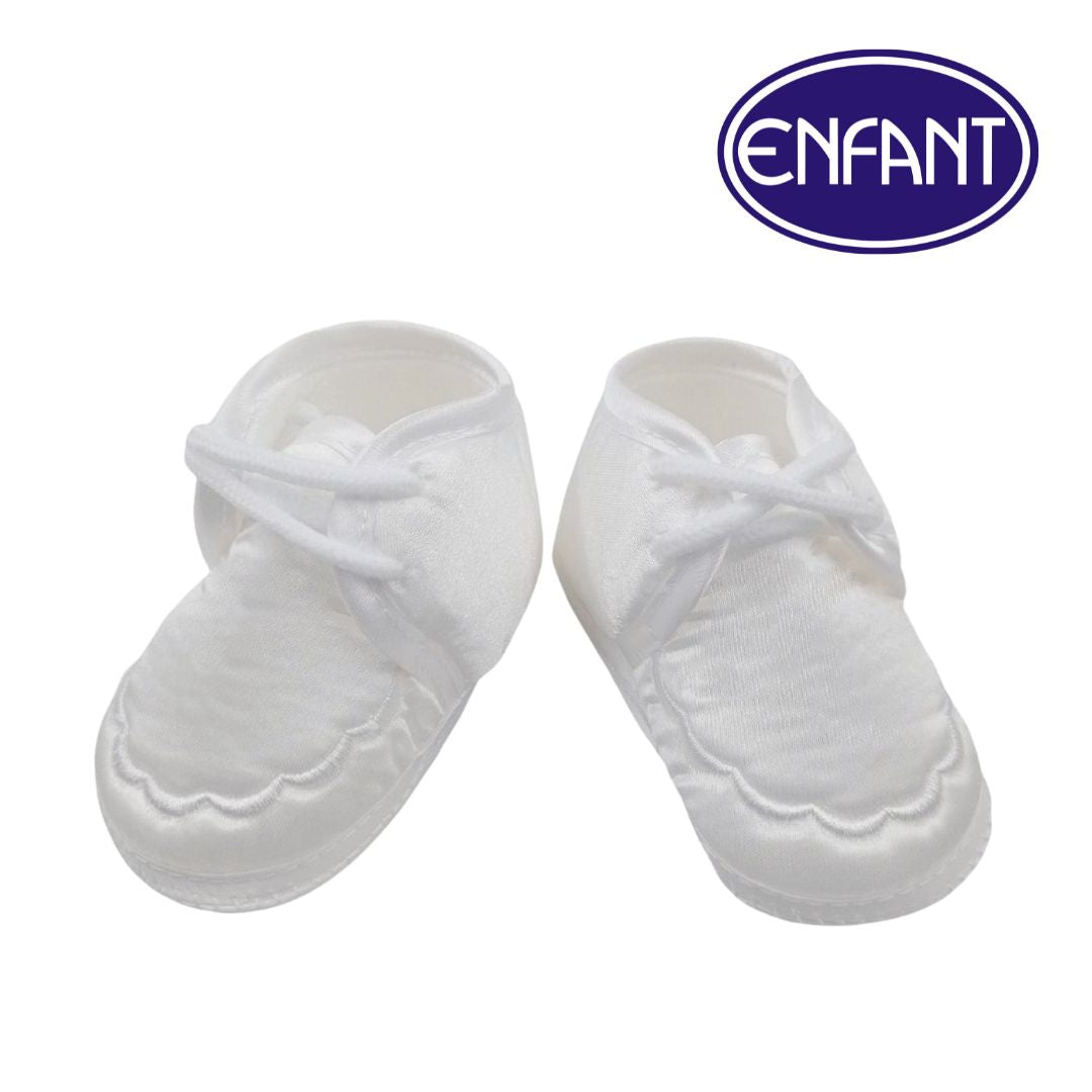 ENFANT BABY BAPTISMAL SHOES WITH SHOE LACE