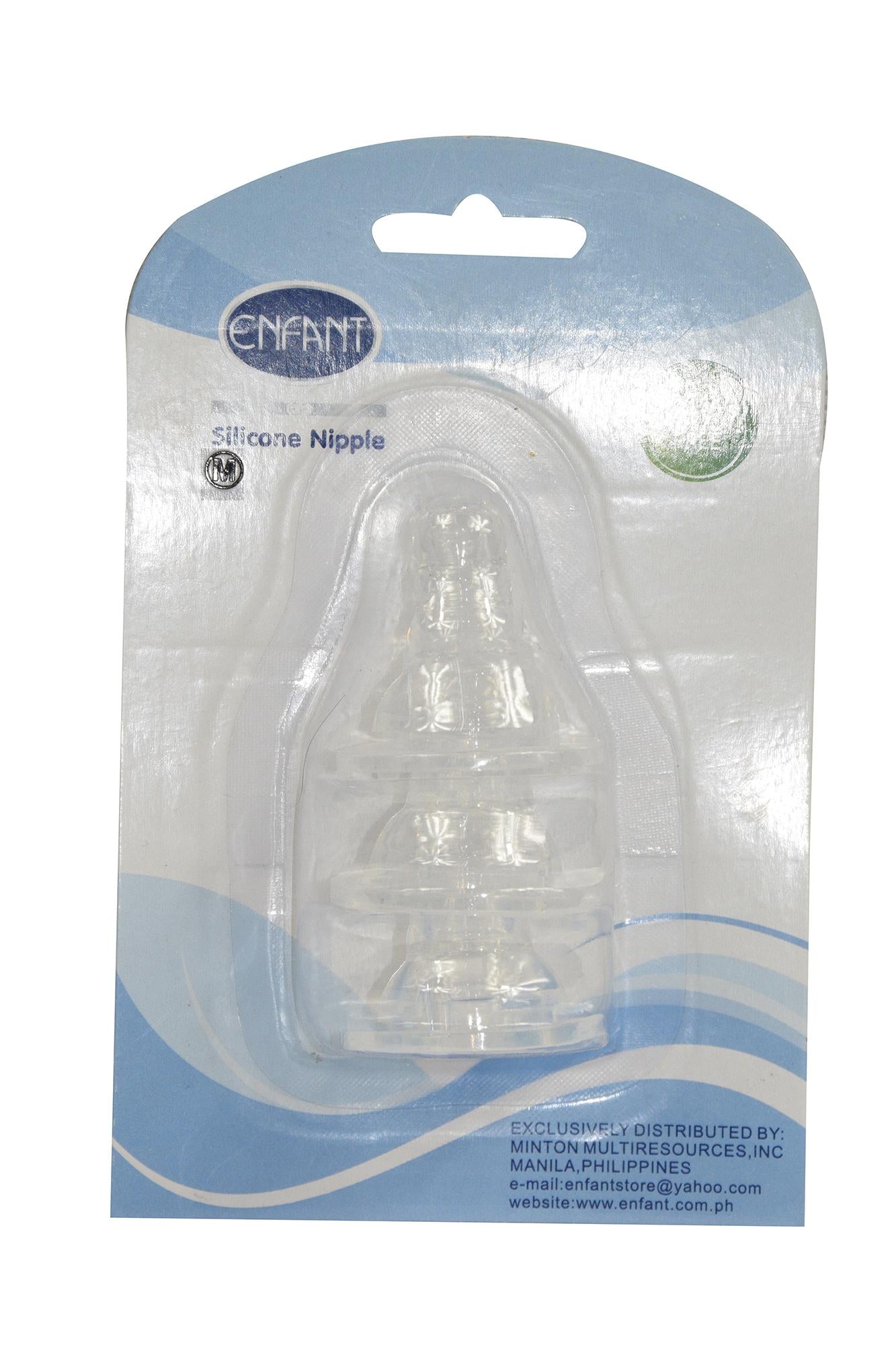 Enfant Baby Anti-colic Silicone Nipple set of 3