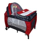 Enfant Baby Playpen with Net (red)