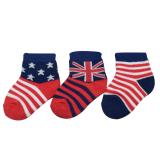 Enfant Baby Socks with Cute Country Design set of 3