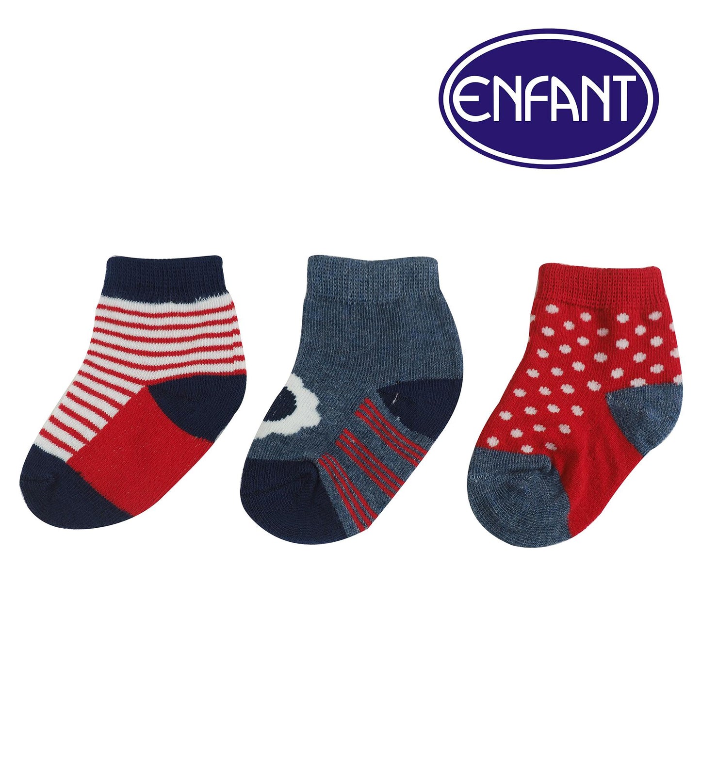 Enfant Baby Girl  Socks with Design