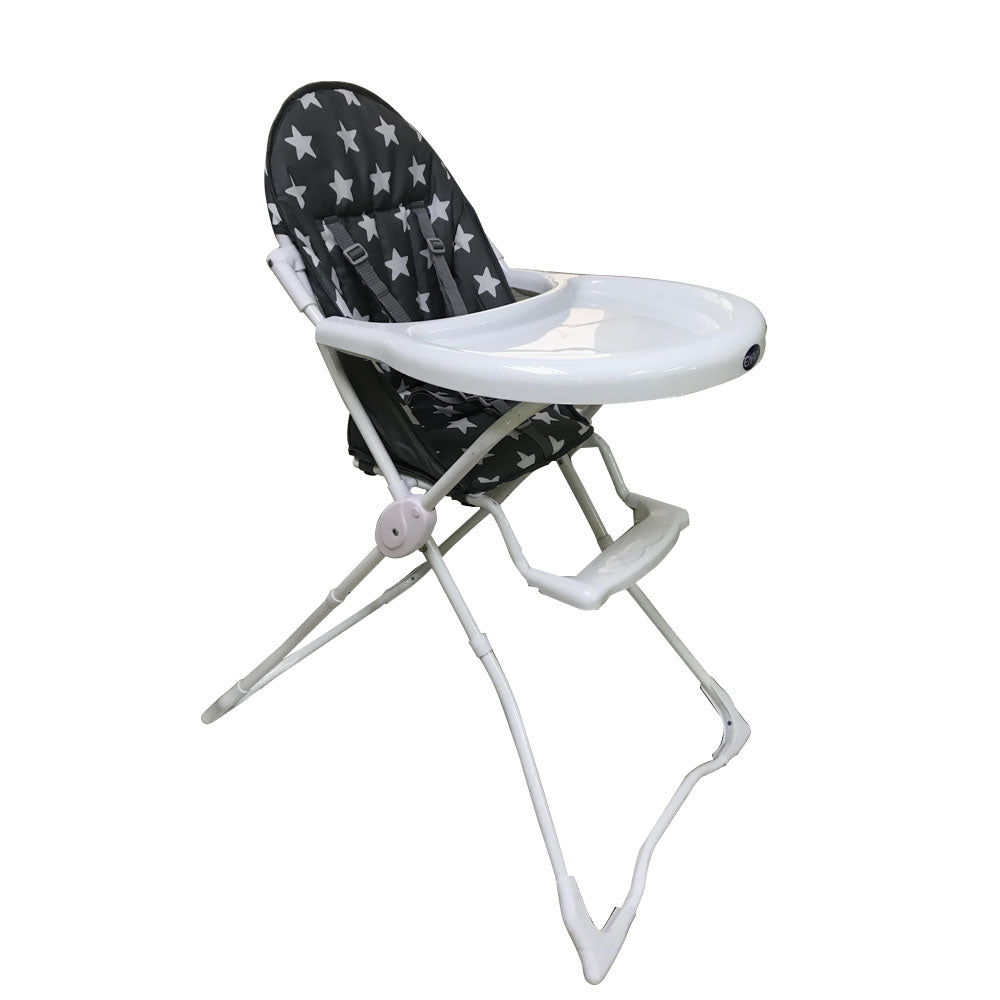 Baby Feeding High Chair removable tray. Fully Foldable.